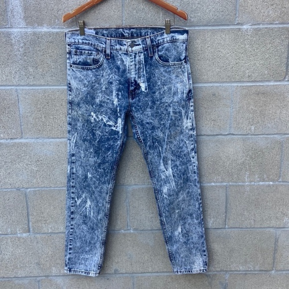 Vintage90s Levi’s 512 Acid Wash Jeans Straight Leg High Waist Jeans
